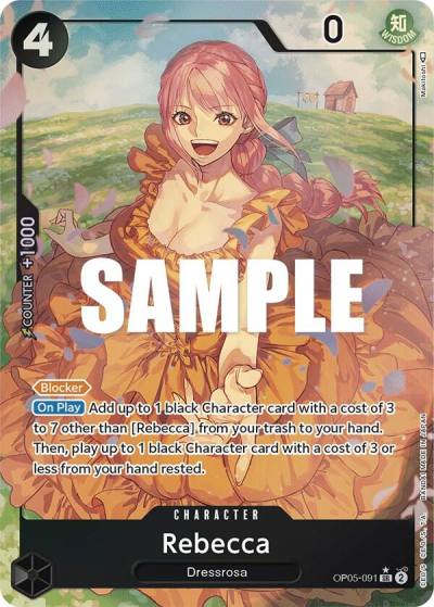 Rebecca (Alternate Art) OP05-091 Awakening of the New Era Card