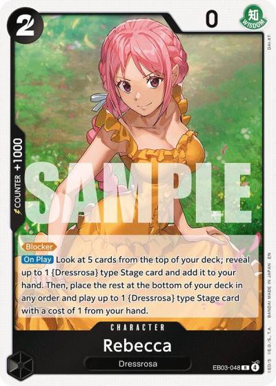 Rebecca EB03-048 Extra Booster: One Piece Heroines Edition Card
