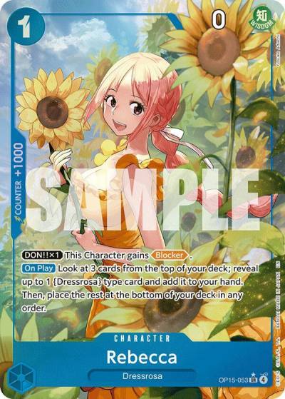 Rebecca (OP15-053) (Alternate Art) OP15-053 Adventure on Kami's Island Card