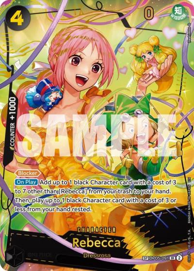 Rebecca (SP) OP05-091 Premium Booster -The Best- Vol. 2 Card