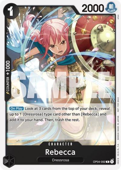 Rebecca (Tournament Pack 2025 Vol. 2) OP04-092 One Piece Promotion Cards Card