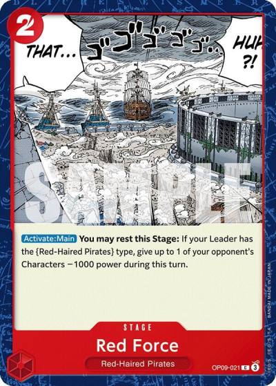 Red Force OP09-021 Emperors in the New World Card