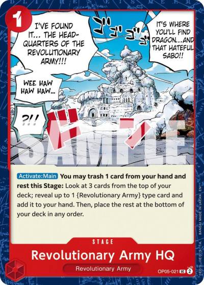 Revolutionary Army HQ (Reprint) OP05-021 Premium Booster -The Best- Vol. 2 Card