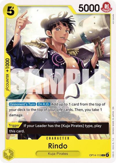 Rindo OP14-115 The Azure Sea's Seven Card