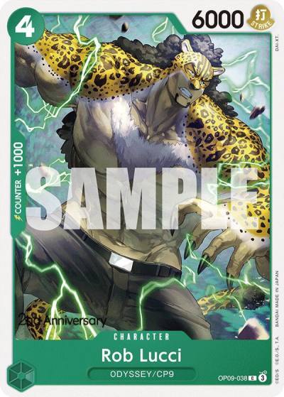 Rob Lucci (038) OP09-038 Emperors in the New World: 2nd Anniversary Tournament Cards Card