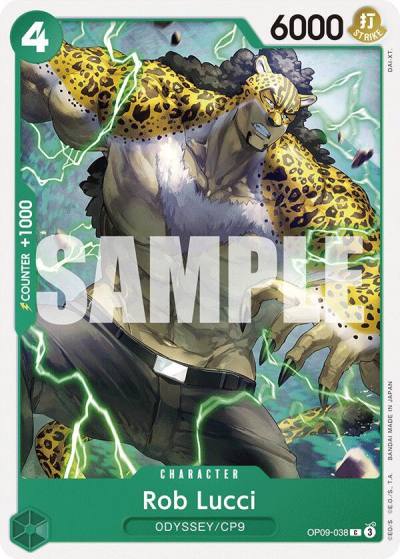 Rob Lucci (038) OP09-038 Emperors in the New World Card