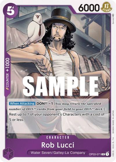 Rob Lucci (071) OP03-071 Pillars of Strength Card