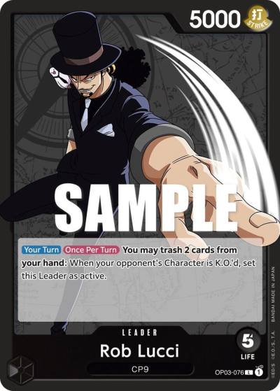Rob Lucci (076) OP03-076 Pillars of Strength Card