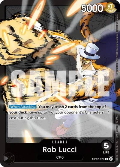 Rob Lucci (079) OP07-079 500 Years in the Future Card