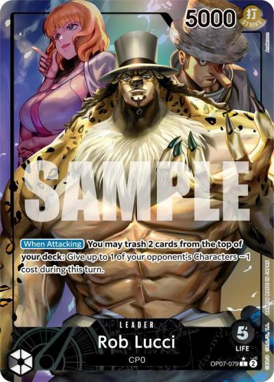 Rob Lucci (079) (Parallel) OP07-079 500 Years in the Future Card