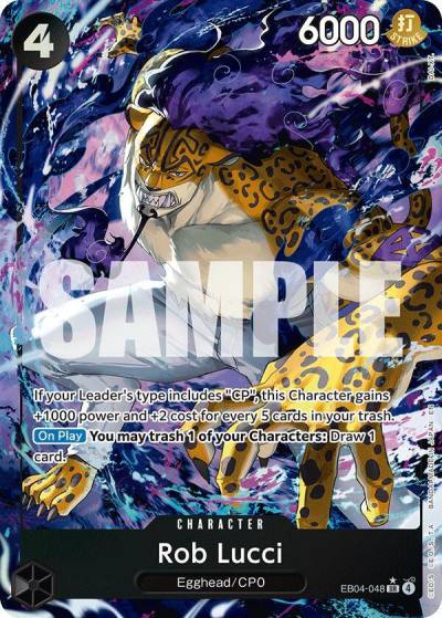 Rob Lucci (Alternate Art) EB04-048 Adventure on Kami's Island Card