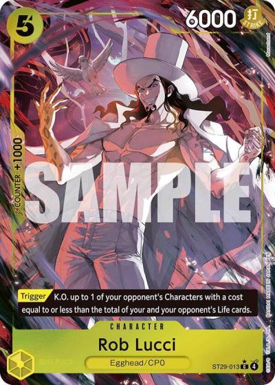 Rob Lucci (Full Art) ST29-013 Starter Deck 29: Egghead Card