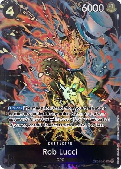 Rob Lucci (Illustration Box EX) OP05-093 One Piece Promotion Cards Card