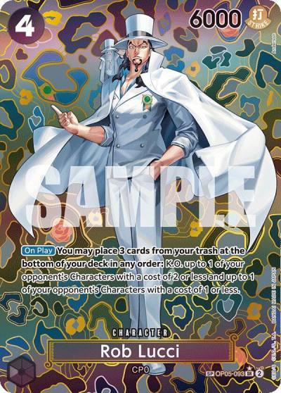 Rob Lucci (SP) OP05-093 Emperors in the New World Card