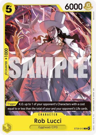 Rob Lucci ST29-013 Starter Deck 29: Egghead Card