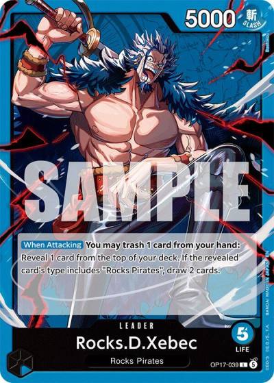Rocks.D.Xebec (039) OP17-039 The World's Strongest Warriors Card