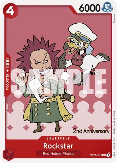 Rockstar OP09-016 Emperors in the New World: 2nd Anniversary Tournament Cards Card