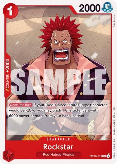 Rockstar OP16-018 The Time of Battle Card