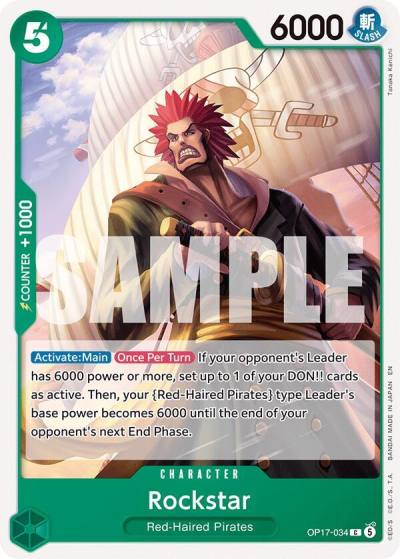 Rockstar OP17-034 The World's Strongest Warriors Card