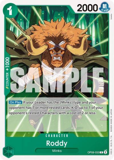 Roddy OP08-033 Two Legends Card