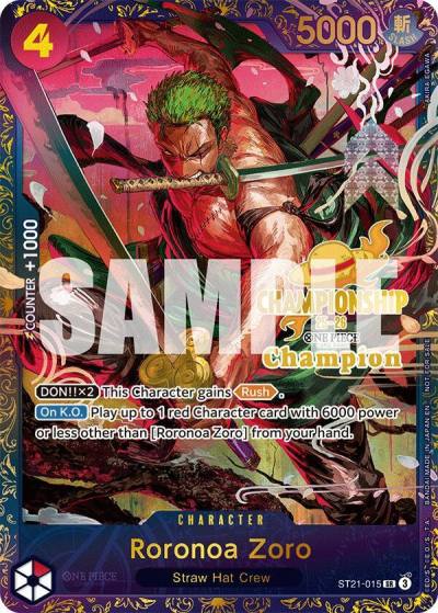 Roronoa Zoro (CS 25-26 1st Place) ST21-015 One Piece Promotion Cards Card