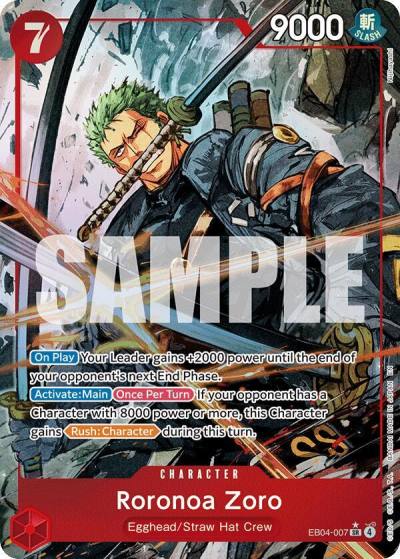 Roronoa Zoro (EB04-007) (Alternate Art) EB04-007 Adventure on Kami's Island Card