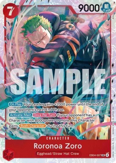 Roronoa Zoro (EB04-007) EB04-007 Adventure on Kami's Island Card