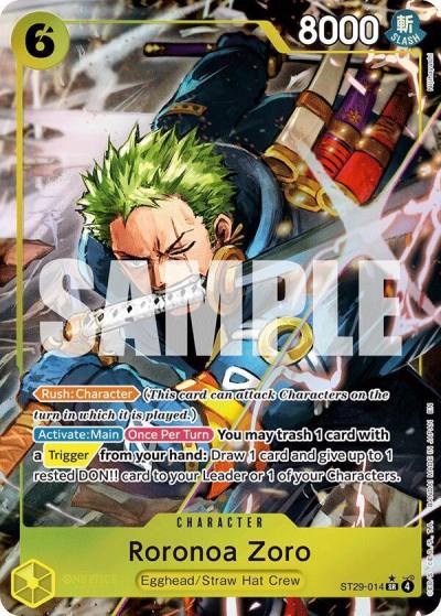 Roronoa Zoro (Full Art) ST29-014 Starter Deck 29: Egghead Card