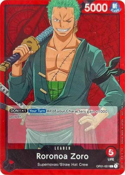 Roronoa Zoro OP01-001 One Piece Demo Deck Cards Card