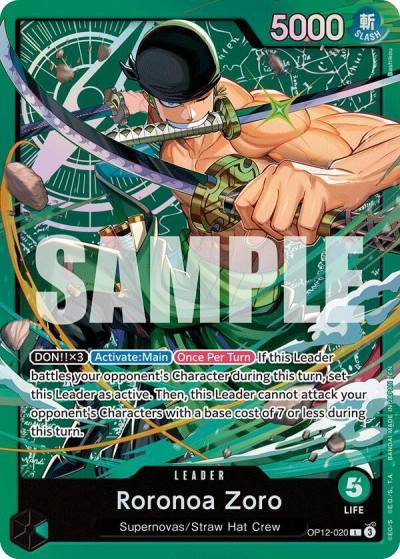 Roronoa Zoro (OP12-020) OP12-020 Starter Deck 32: GREEN Roronoa Zoro Card