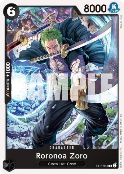 Roronoa Zoro - ST14-013 (Reprint) ST14-013 Premium Booster -The Best- Vol. 2 Card