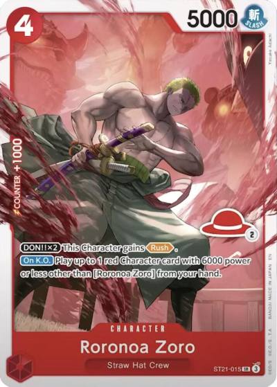 Roronoa Zoro - ST21-015 (Luffy Deck) ST21-015 Learn Together Deck Set Card