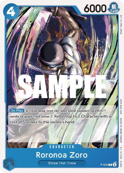 Roronoa Zoro (Sealed Battle Kit Vol. 1) P-056 One Piece Promotion Cards Card