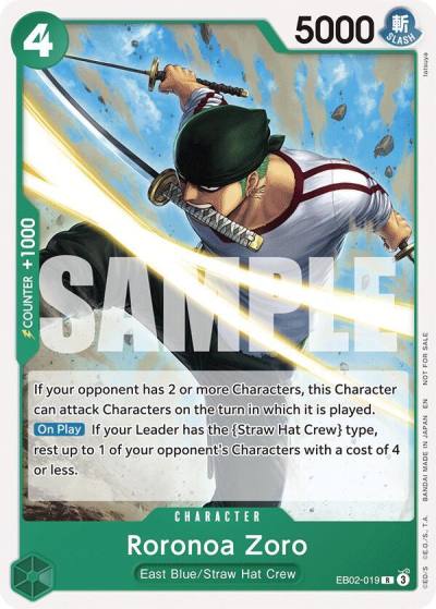 Roronoa Zoro (Tournament Pack 2025 Vol. 3) EB02-019 One Piece Promotion Cards Card