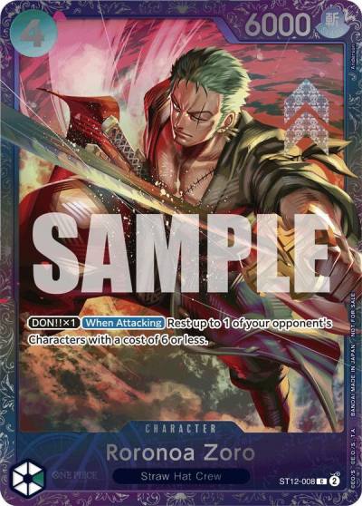 Roronoa Zoro (Treasure Cup 2024) ST12-008 One Piece Promotion Cards Card