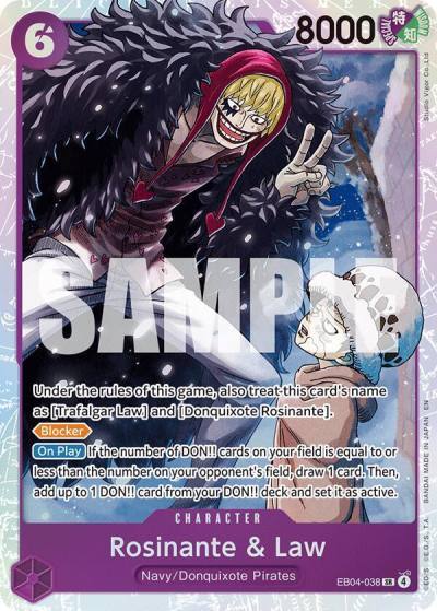 Rosinante & Law EB04-038 The Azure Sea's Seven Card