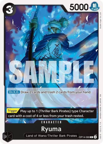 Ryuma OP14-089 The Azure Sea's Seven Card