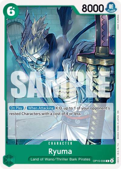 Ryuma OP15-036 Adventure on Kami's Island Card