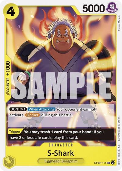 S-Shark OP08-111 Two Legends Card