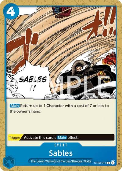 Sables ST03-015 Revision Pack Cards Card