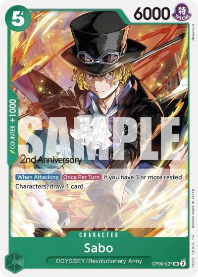 Sabo (027) OP09-027 Emperors in the New World: 2nd Anniversary Tournament Cards Card