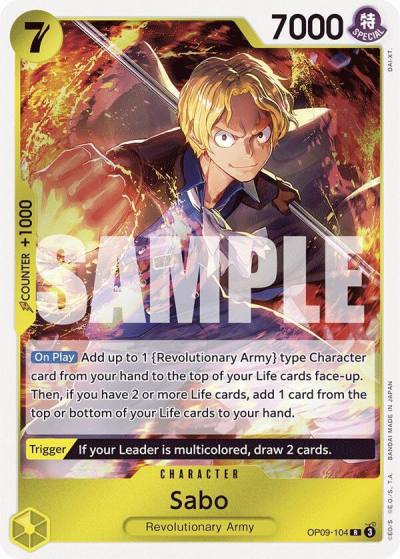 Sabo (104) OP09-104 Emperors in the New World Card