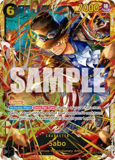 Sabo (120) OP13-120 Carrying On His Will Card