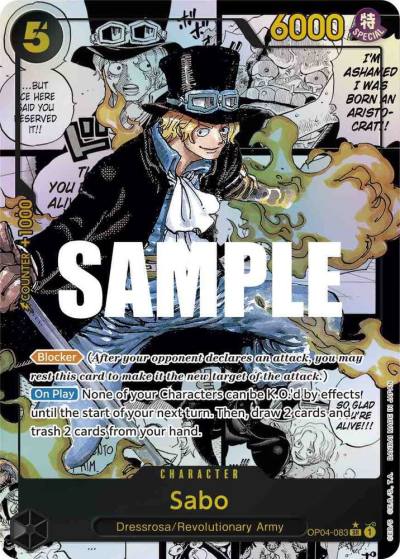 Sabo (Alternate Art) (Manga) OP04-083 Kingdoms of Intrigue Card