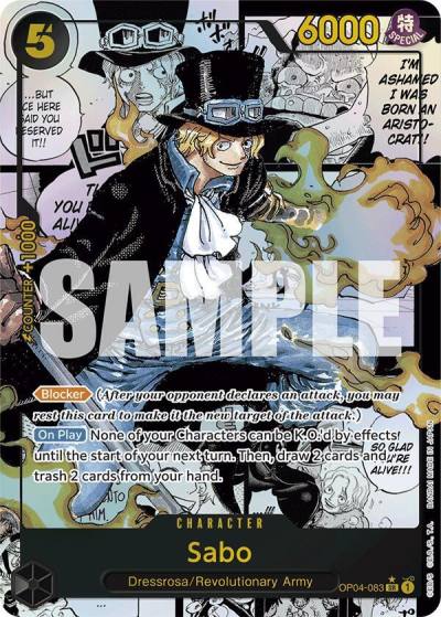 Sabo (OP04-083) (Manga) OP04-083 Premium Booster -The Best- Card