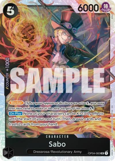 Sabo - OP04-083 (Reprint) OP04-083 Premium Booster -The Best- Vol. 2 Card