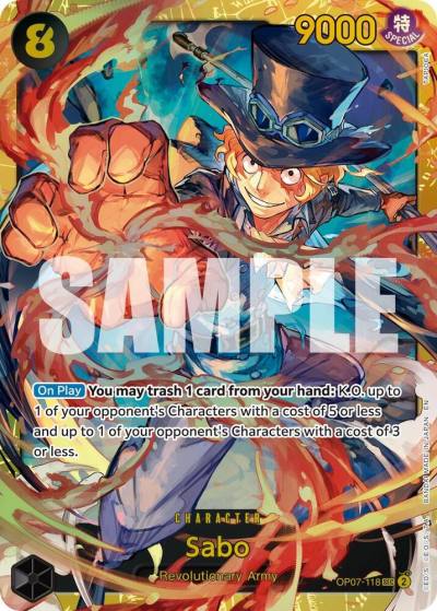Sabo - OP07-118 (Reprint) OP07-118 Premium Booster -The Best- Vol. 2 Card