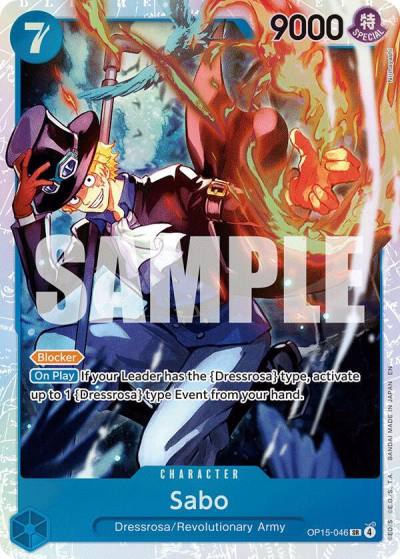 Sabo OP15-046 Adventure on Kami's Island Card