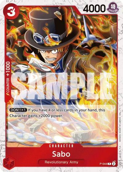 Sabo - P-044 (Pirate Foil) P-044 Premium Booster -The Best- Vol. 2 Card