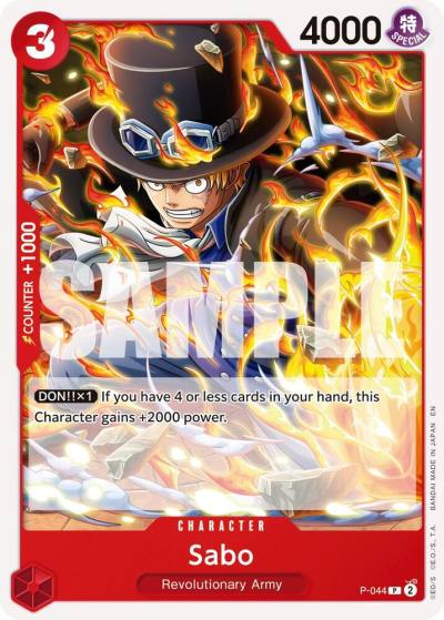 Sabo - P-044 (Reprint) P-044 Premium Booster -The Best- Vol. 2 Card